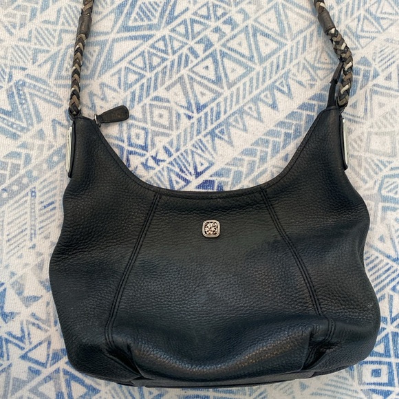 Brighton Black Leather Handbag - Picture 3 of 8